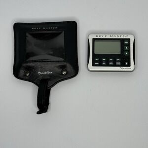 Golf Master by Excalibur Hand Held Score Tracker With Leather Case Tested Works